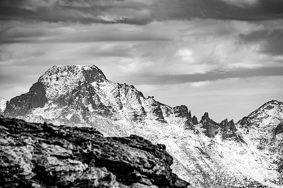 Longs Peak Massif from Trail Ridge Road, CO