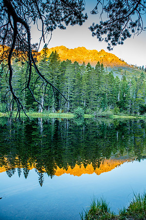 Mount Tallac from Floating Island Lake, Mount Tallac Trail, South Lake Tahoe, CA