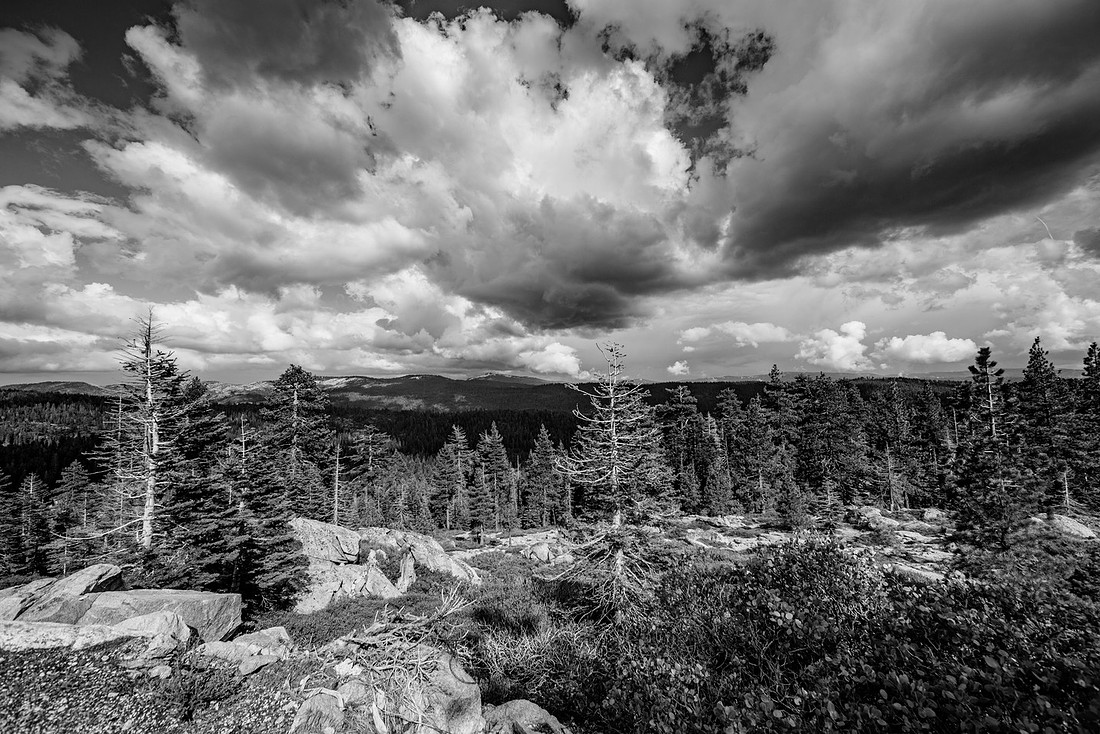 Clearing storm near Kirkwood, CA