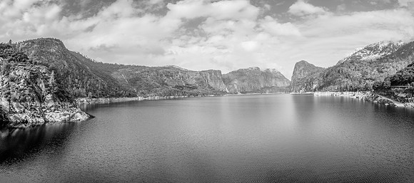 Panorama of Hetch Hetchy, Yosemite National Park, CA