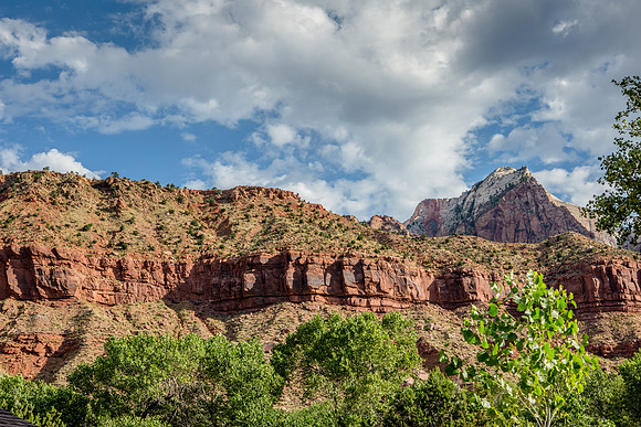 Sky drama over Horse Ranch Mountain, Zion National Park, Utah